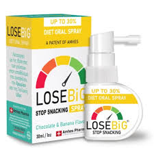 Amhes Pharma Diet Oral Spray Losebig Stop Snacking Spray Chocolate & Banana 30ml -